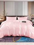 SilkSilky IT 22Momme Seta pura Bedding Set Rosa 001