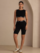 [Nero] SilkSilky-IT Sleeveless Crew Neck Women's Outfit Sets 007