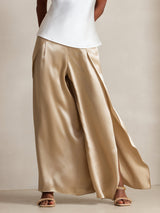 [Champagne] SilkSilky-IT 19Momme Seta Womens Pants 001