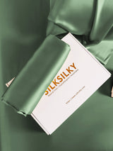 [Verde Grigiastro] SilkSilky-IT 30Momme Federa 006