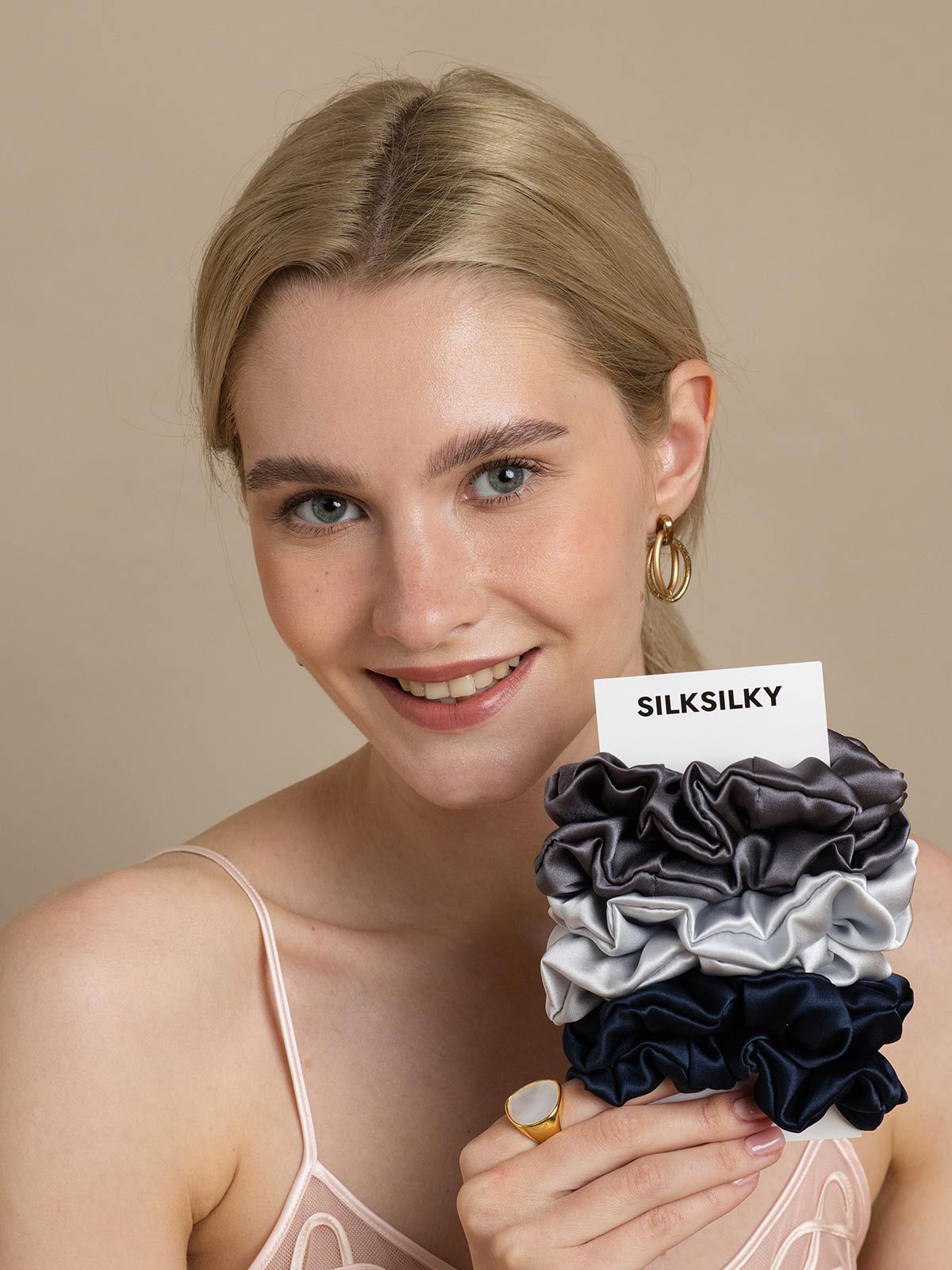 SilkSilky-IT Seta pura Scrunchie Group1 002