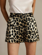 [Leopardo] SilkSilky-IT 19Momme Seta Womens Shorts 001