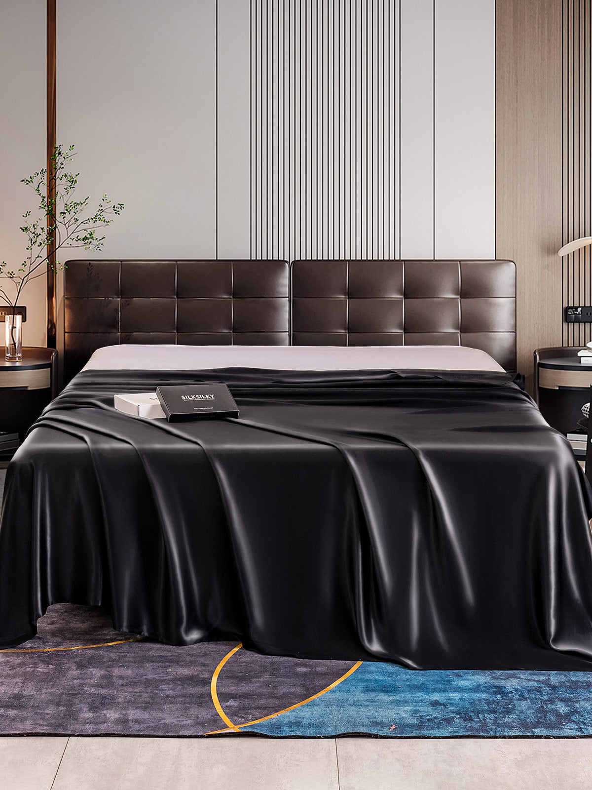 [Nero] SilkSilky-IT 22Momme Seta pura Sheet 001