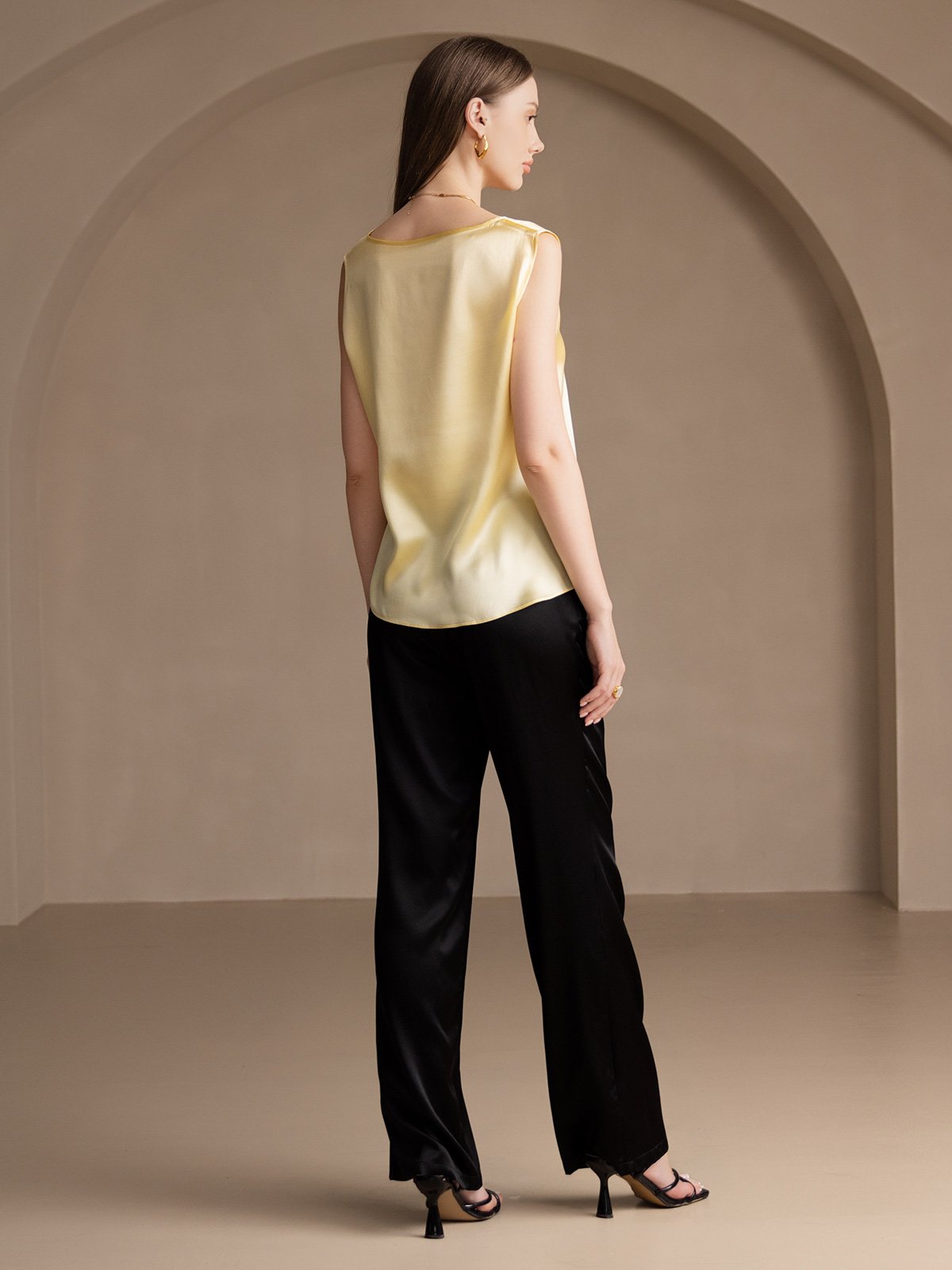 [Giallo Chiaro] SilkSilky-IT 19Momme Seta Camisoles 002