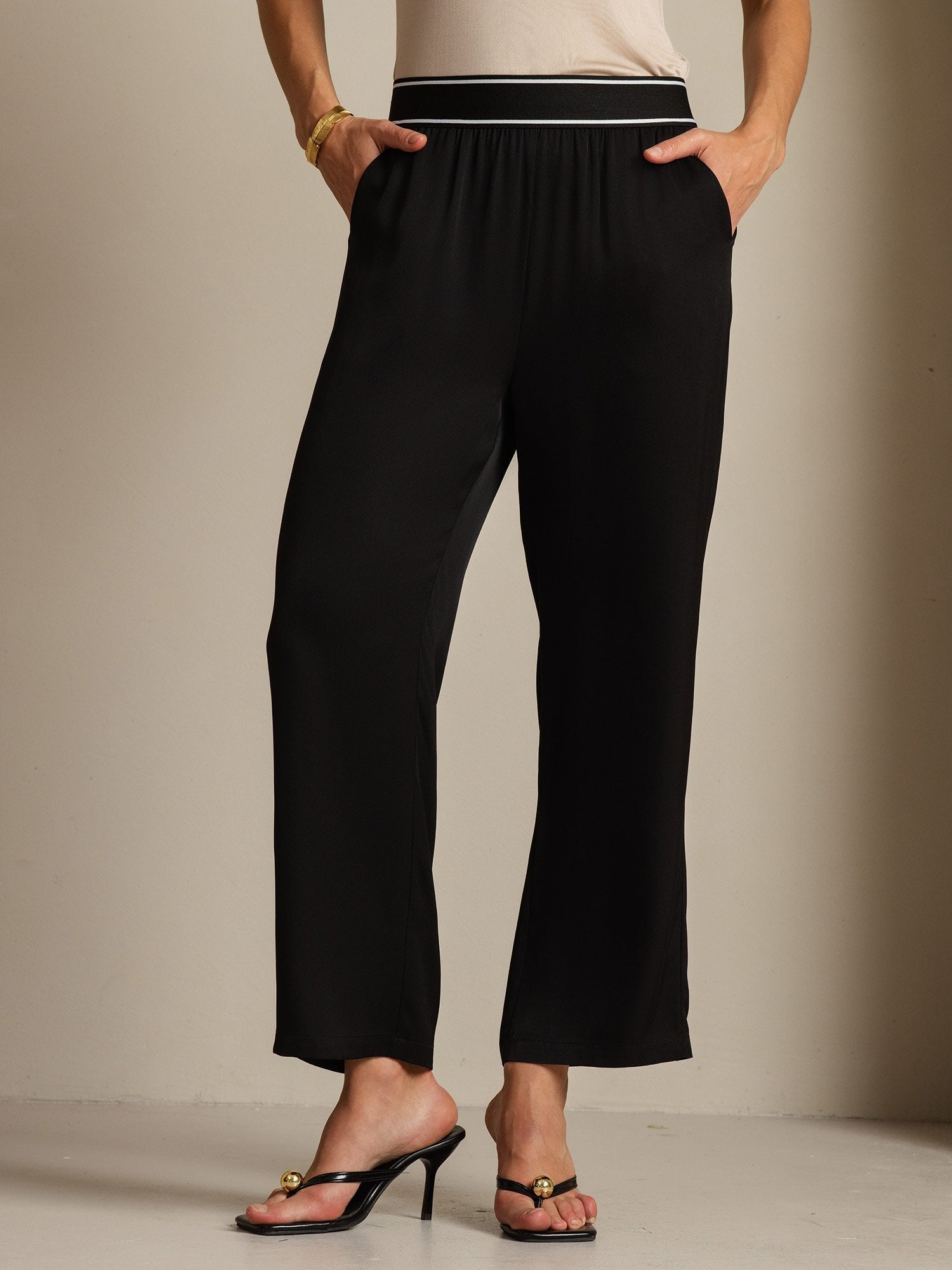 [Nero] SilkSilky-IT 22Momme Seta Womens Pants 001