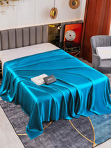 [Verde Acqua] SilkSilky-IT 19Momme Lenzuoli 001