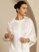 [Bianco] SilkSilky-IT Sciarpa 002