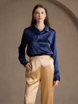 [Champagne] SilkSilky-IT Pantaloni da donna 008