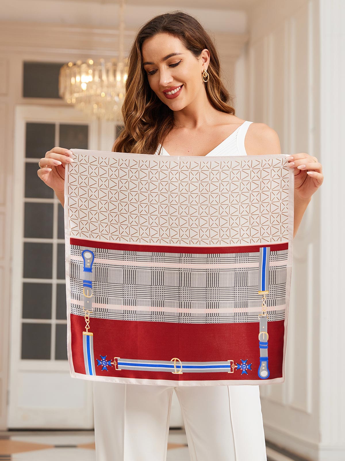 [P037] SilkSilky-IT Seta pura Scarf 003