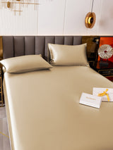 [Beige] SilkSilky-IT 19Momme Set di biancheria da letto 003