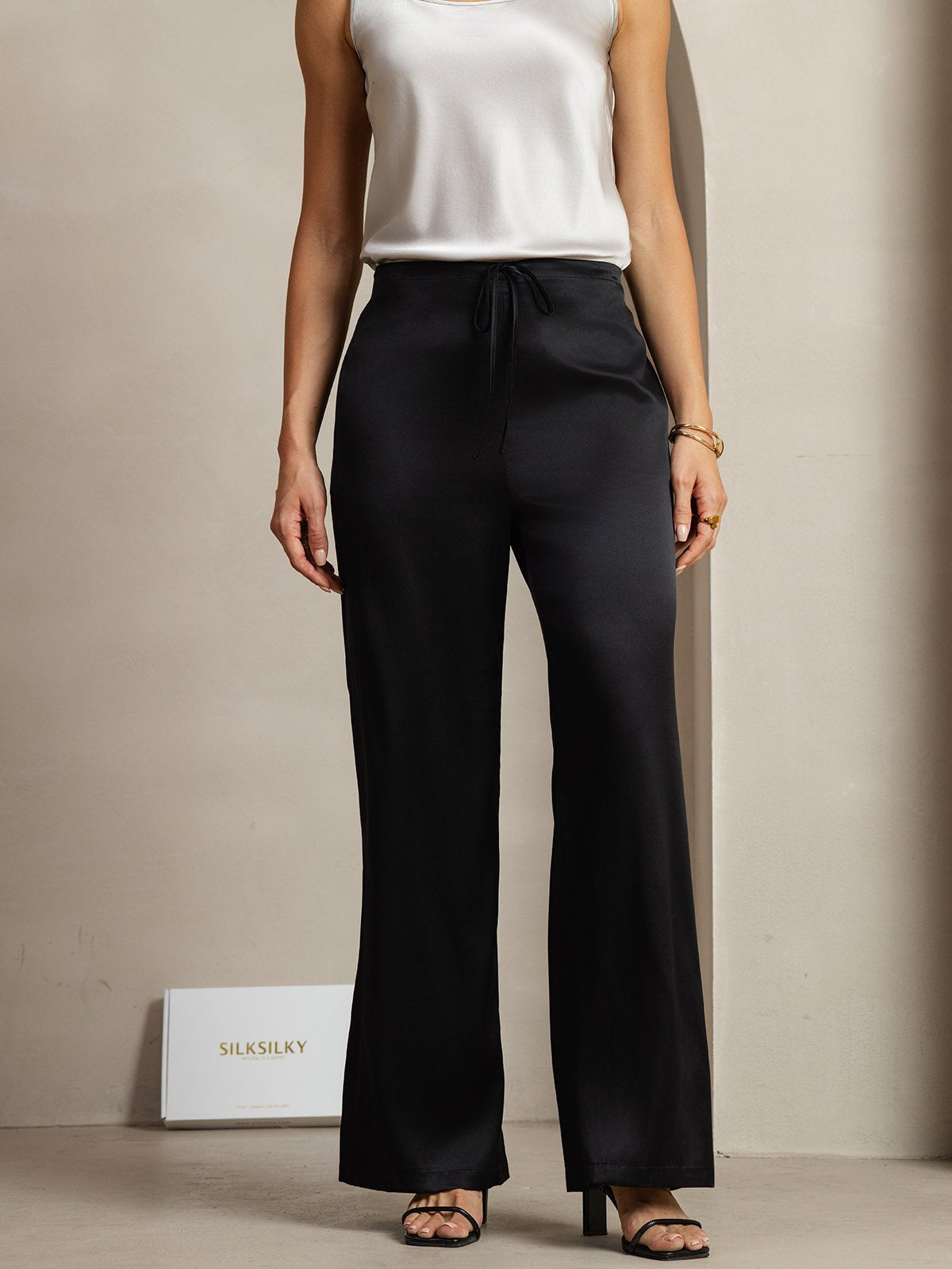 [Nero] SilkSilky-IT 19Momme Seta Womens Pants 003