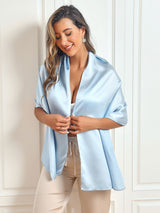 [Azzurro] SilkSilky-IT Sciarpa 006