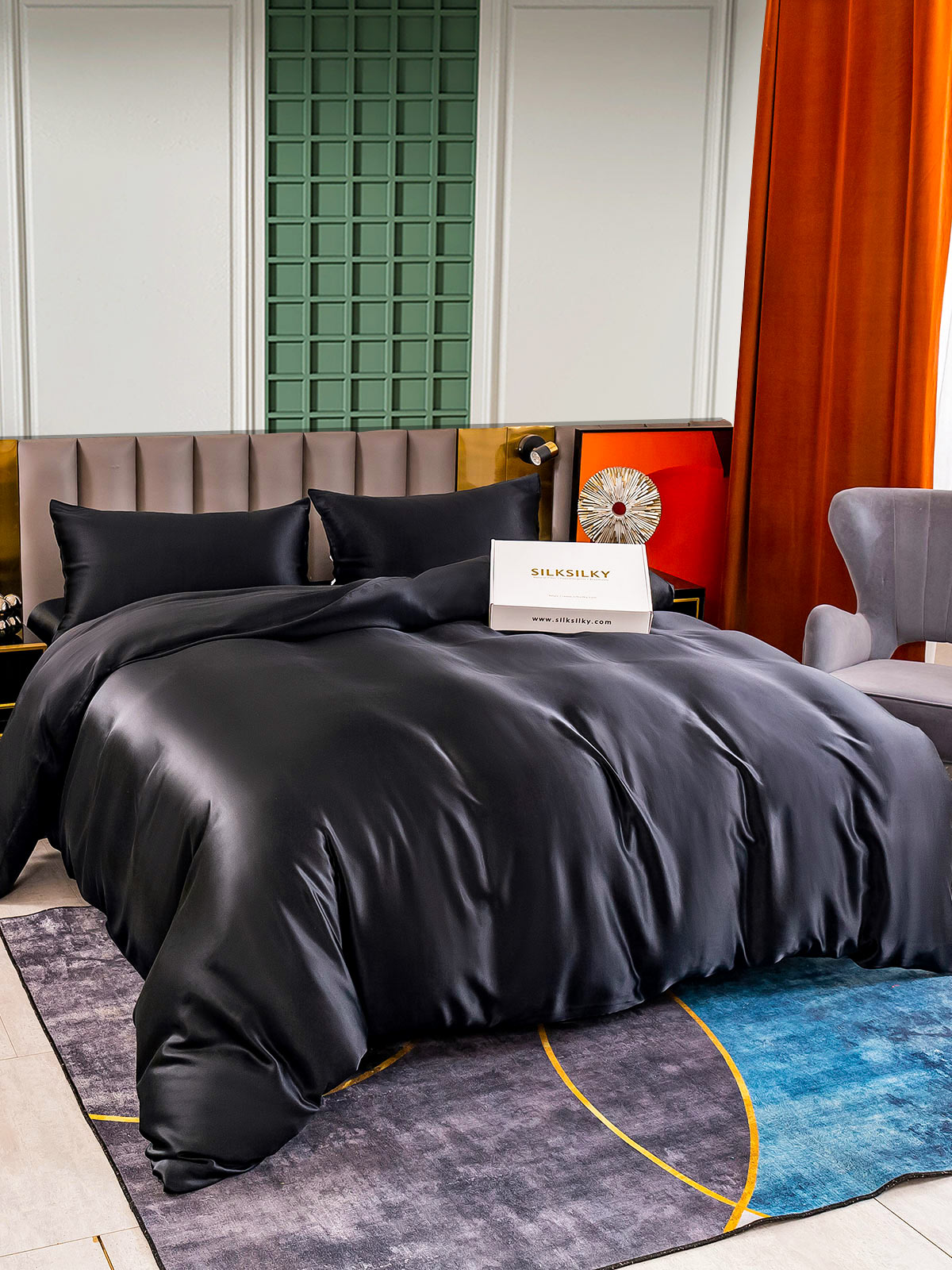 [Nero] SilkSilky-IT 25Momme Seta pura Bedding Set 002