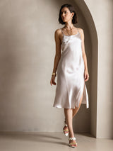 [Beige] SilkSilky-IT Sleeveless Vestiti da donna 004