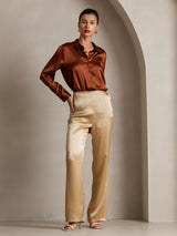 [Champagne] SilkSilky-IT Pantaloni da donna 003