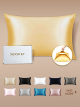 [Champagne] SilkSilky-IT 22Momme Seta pura Pillowcase 001
