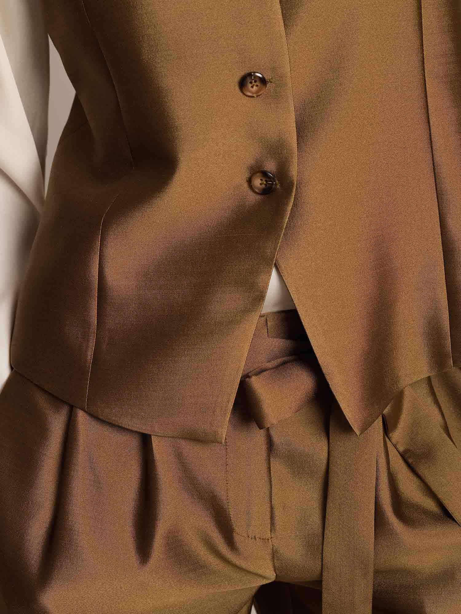 [Bronzo] SilkSilky-IT 32Momme Seta Womens Vest 005,