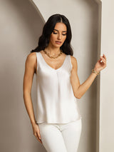 [Grigio Chiaro] SilkSilky-IT Sleeveless V Neck Cami 006