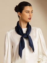 [Blu Scuro] SilkSilky-IT Sciarpa 002
