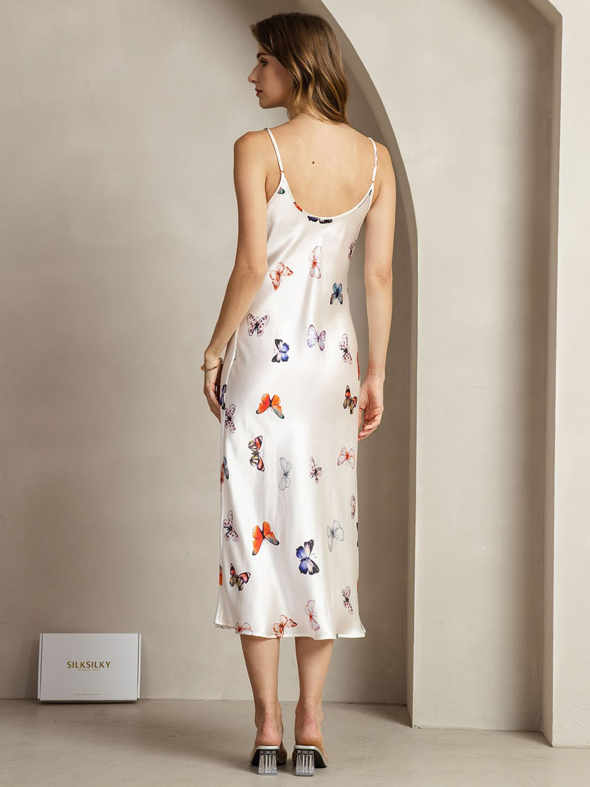 [FarfallaBianca] SilkSilky-IT 19Momme Seta Dress 002