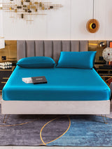[Verde Acqua] SilkSilky-IT 19Momme Set di biancheria da letto 002