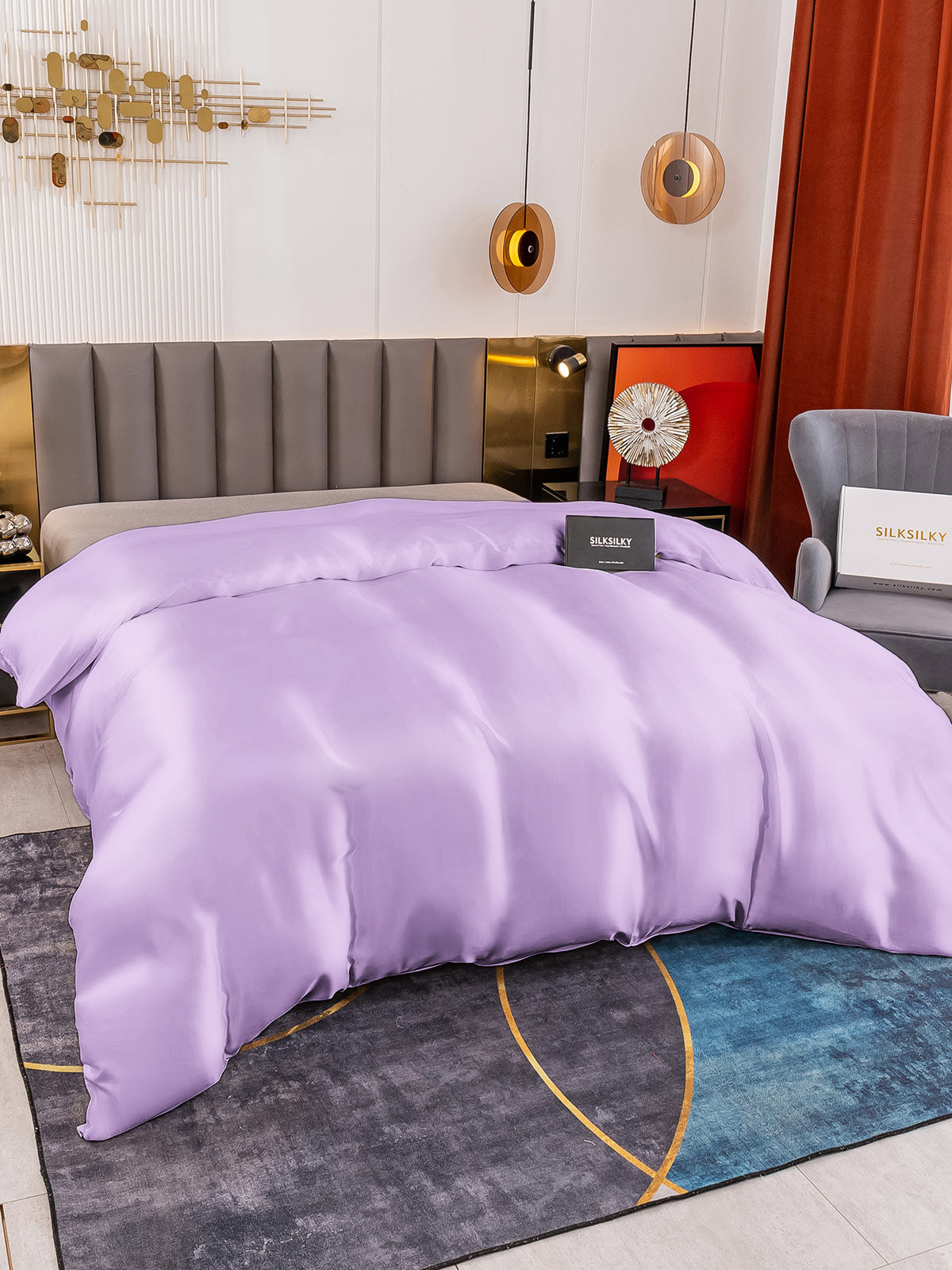 [Lavanda] SilkSilky-IT 19Momme Duvet Covers 002