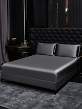 [Grigio Scuro] SilkSilky-IT 19Momme Set di biancheria da letto 001