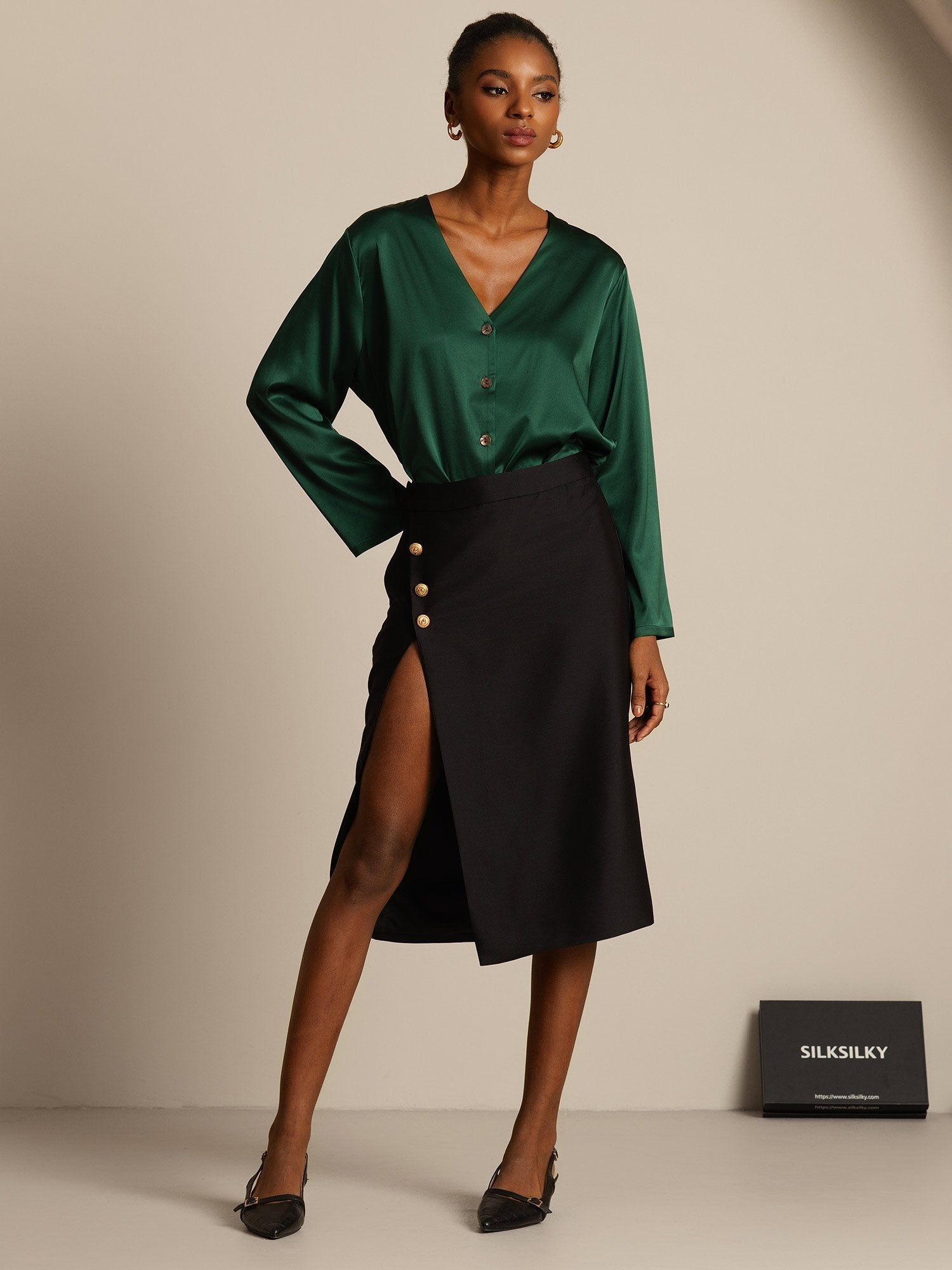 [Nero] SilkSilky-IT 32Momme Seta Skirt 006,