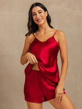 [Vino] SilkSilky-IT Sleeveless V Neck Set di Bretelle 004