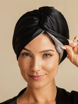 [Nero] SilkSilky-IT Turbante Per Capelli 001