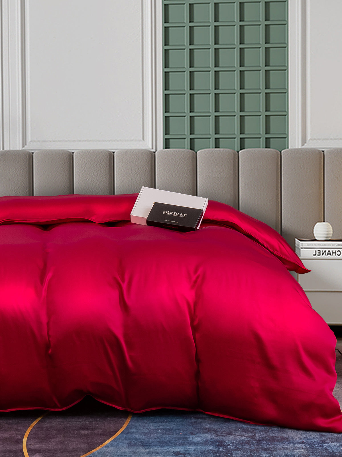 [Vino] SilkSilky-IT 25Momme Seta pura Duvet Cover 003