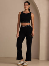 [Nero] SilkSilky-IT Sleeveless Crew Neck Women's Outfit Sets 001