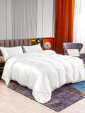 SilkSilky IT 22Momme Seta pura Bedding Set Bianco 002