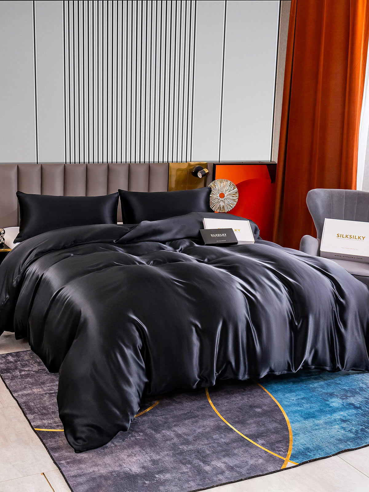 [Nero] SilkSilky-IT 22Momme Seta pura Bedding Set 003