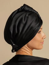 [Nero] SilkSilky-IT Turbante Per Capelli 002
