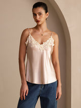 [Rosa] SilkSilky-IT Sleeveless V Neck Cami 003