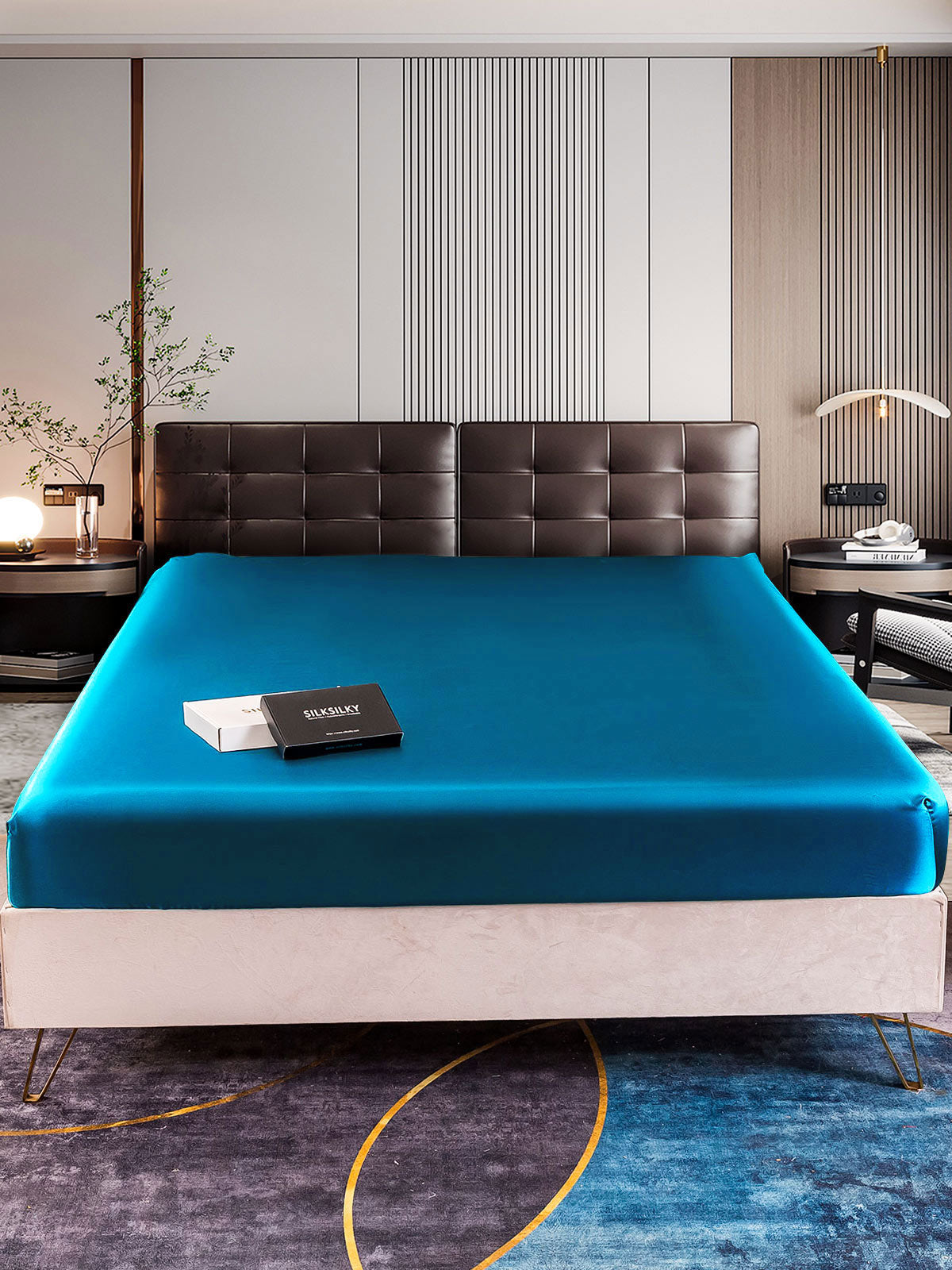 [Verde Acqua] SilkSilky-IT 22Momme Seta pura Sheet 001