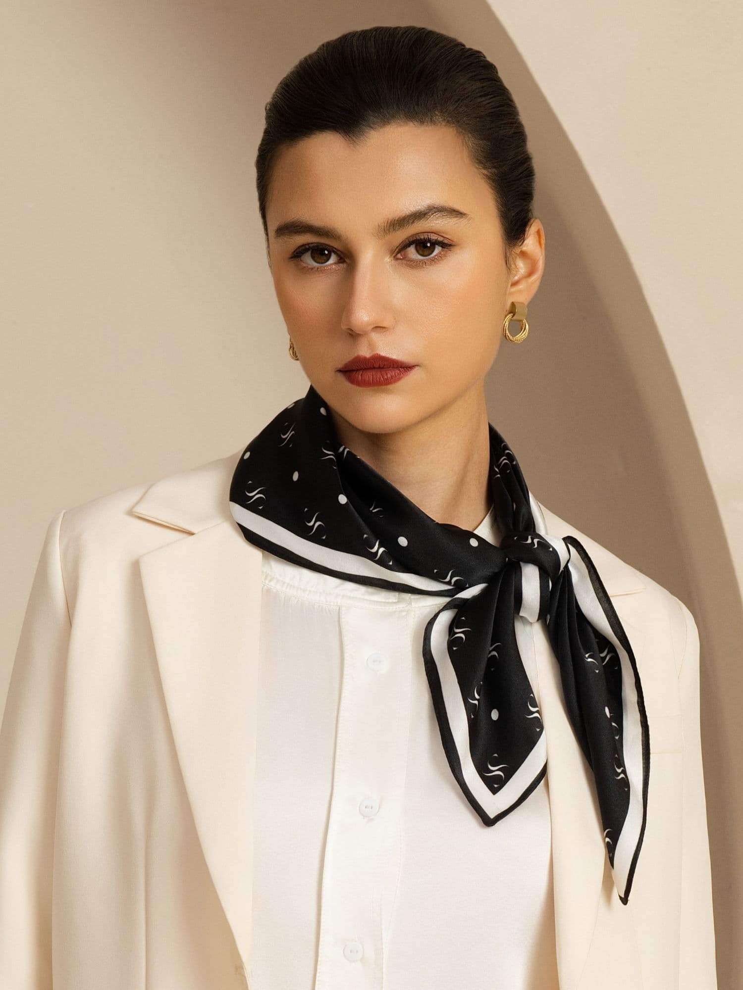 [P105] SilkSilky-IT Pure Silk Scarf 002