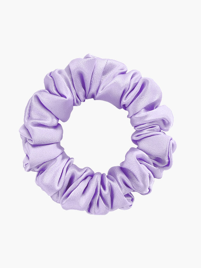 SilkSilky-IT 19Momme Seta pura Scrunchie Lavanda 005