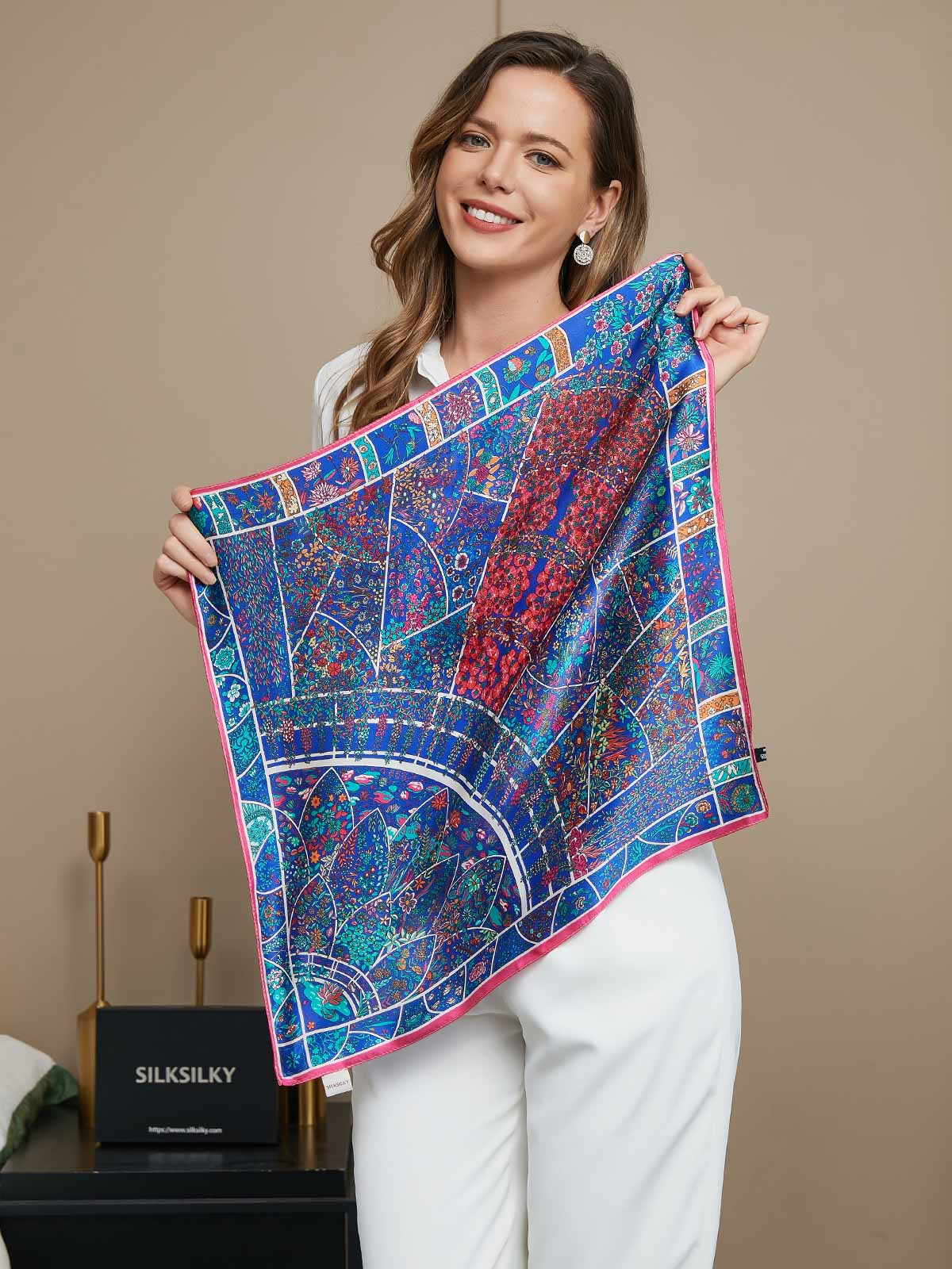 SilkSilky IT Seta pura Scarf Multi 001