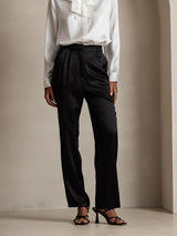 [Nero] SilkSilky-IT 19Momme Seta Womens Pants 001