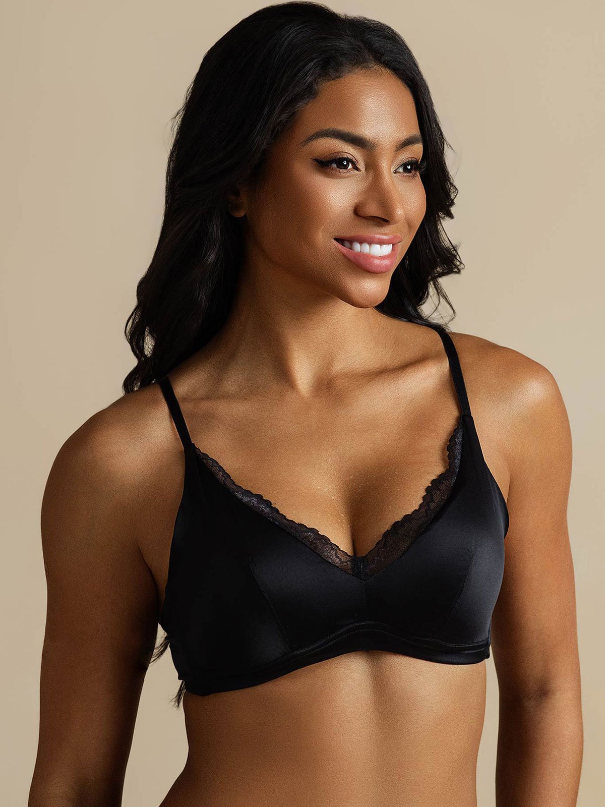 [Nero] SilkSilky-IT Seta pura Bra 001,