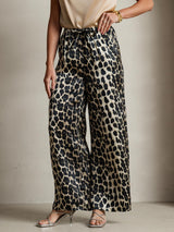 [Leopardo] SilkSilky-IT Seta pura Womens Pants 004,