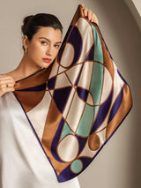 [P104] SilkSilky-IT Seta pura Scarf 004,