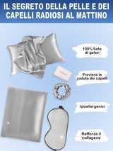 [Argento] SilkSilky-IT 19Momme Seta pura Pillowcase Set 002
