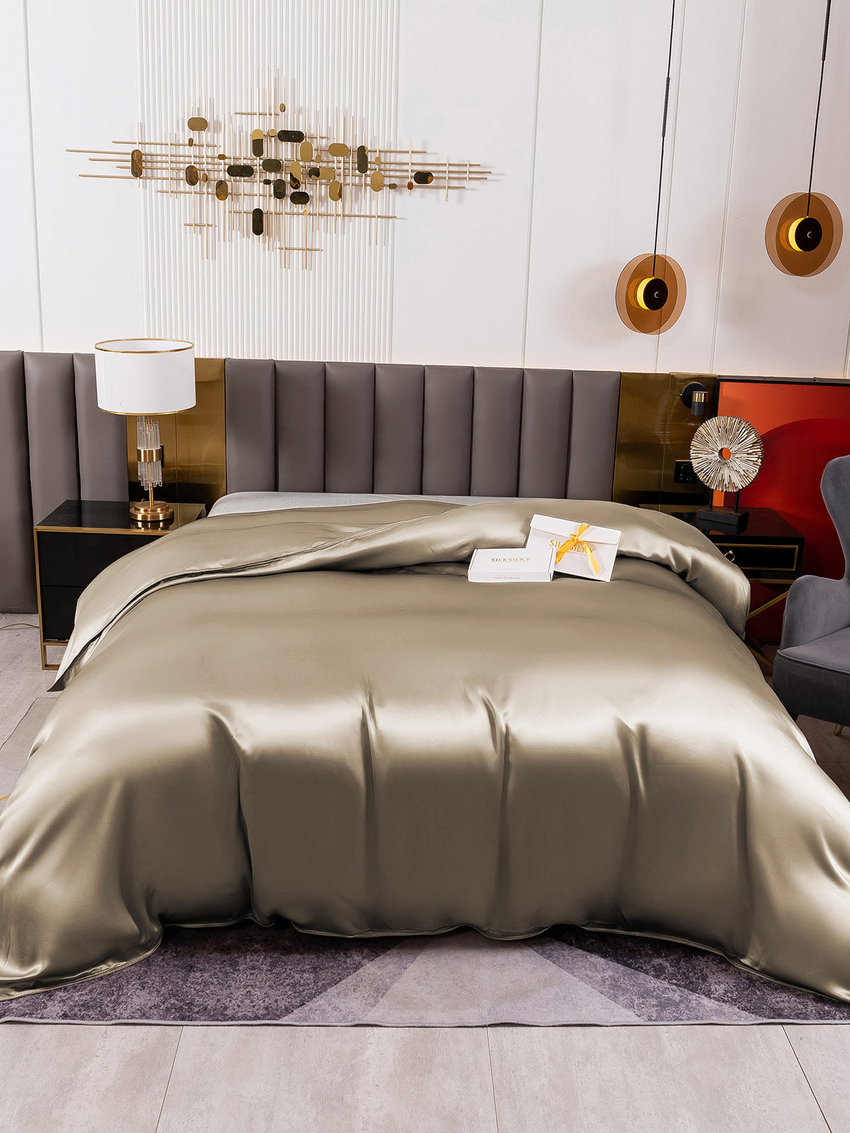 [Cachi] SilkSilky-IT 19Momme Seta pura Duvet Cover 002
