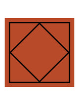 [Quadrato Arancione] SilkSilky-IT Scarf 001