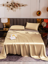 [Beige] SilkSilky-IT 19Momme Set di biancheria da letto 002