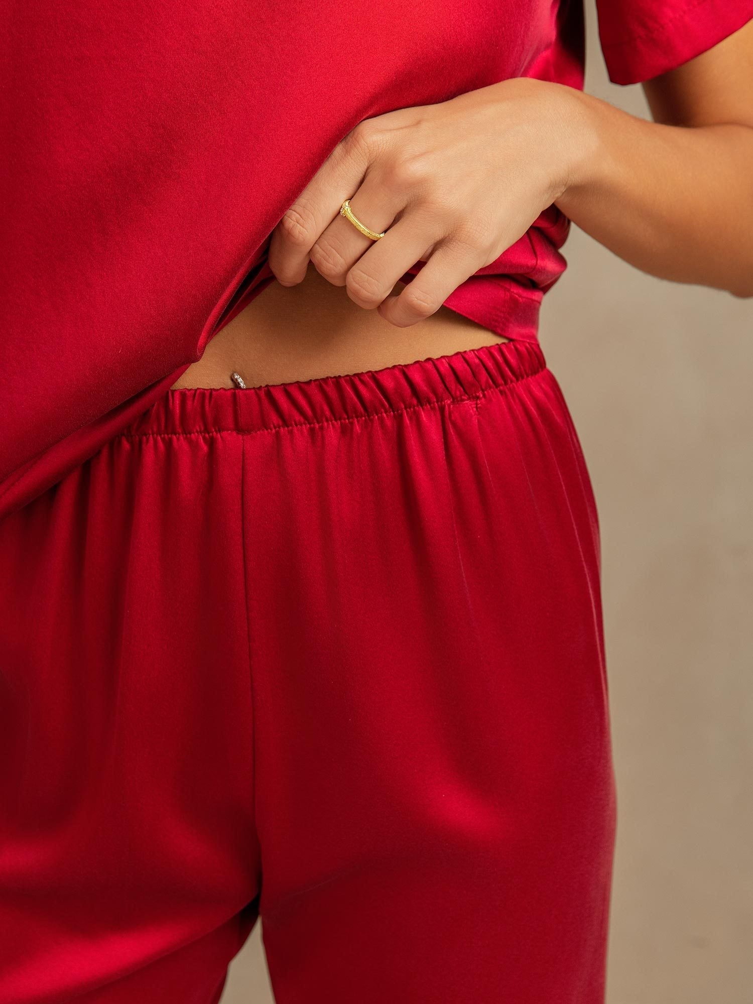 [Vino] SilkSilky-IT 19Momme Seta Womens Pajamas 005