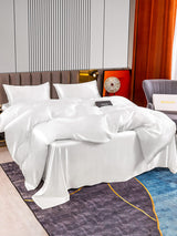[Bianco] SilkSilky-IT 22Momme Set di biancheria da letto 004